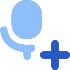 Voice Mail Add Plus Icon from Flex Flat Set