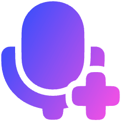 Voice Mail Add Plus Icon from Plump Gradient Set
