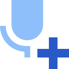 Voice Mail Add Plus Icon from Sharp Flat Set