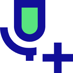 Voice Mail Add Plus Icon from Sharp Pop Set