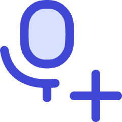 Voice Mail Add Plus Icon from Flex Duo Set