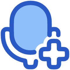 Voice Mail Add Plus Icon from Plump Duo Set