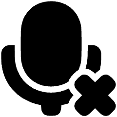 Voice Mail Disconnect Icon from Plump Solid Set