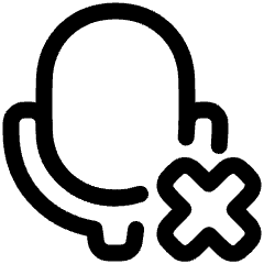 Voice Mail Disconnect Icon from Plump Line Set