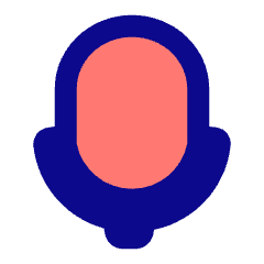 Voice Mail Mic Solo Icon from Plump Pop Set