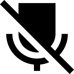 Voice Mail Off Icon from Sharp Solid Set