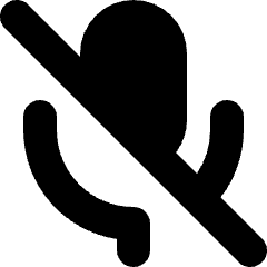 Voice Mail Off Icon from Micro Solid Set