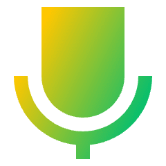 Voice Mail Icon from Sharp Gradient Set