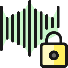 Voice Id Lock Icon from Ultimate Colors Set