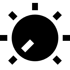 Tune Adjust Volume Icon from Sharp Solid Set
