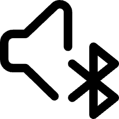 Volume Bluetooth Icon from Core Line Set