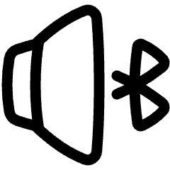 Volume Bluetooth Icon from Plump Line Set