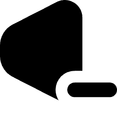 Volume Decrease Icon from Micro Solid Set