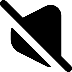 Volume Disable Mute 2 Icon from Micro Solid Set