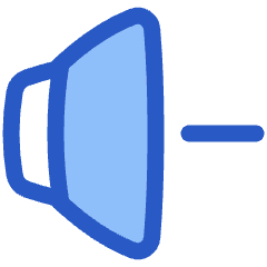 Volume Down Icon from Plump Duo Set