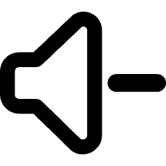 Volume Down Icon from Core Remix Set