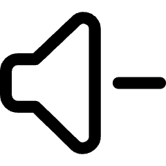 Volume Down Icon from Core Line Set