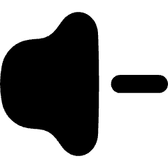 Volume Down Icon from Flex Solid Set