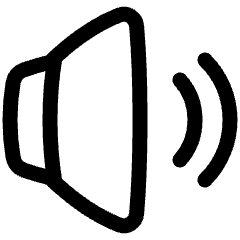 Volume Level High Icon from Plump Line Set