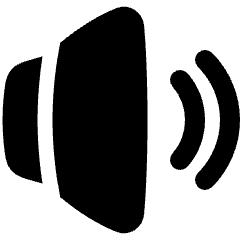 Volume Level High Icon from Plump Solid Set