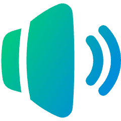 Volume Level High Icon from Plump Gradient Set