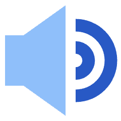 Volume Level High Icon from Sharp Flat Set