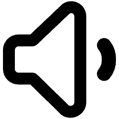 Volume Level Low Icon from Core Remix Set