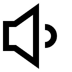 Volume Level Low Icon from Sharp Line Set