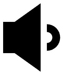 Volume Level Low Icon from Sharp Solid Set