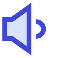 Volume Level Low Icon from Sharp Duo Set