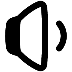 Volume Level Low Icon from Plump Remix Set