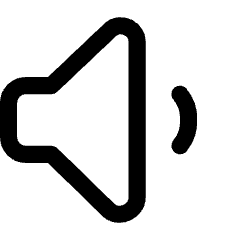 Volume Level Low Icon from Core Line Set