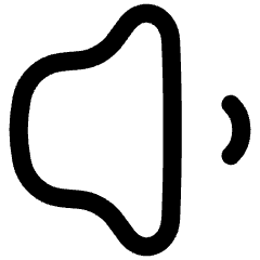 Volume Level Low Icon from Flex Line Set