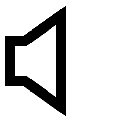 Volume Level Off Icon from Sharp Line Set
