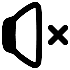 Volume Mute Icon from Plump Remix Set