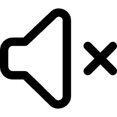 Volume Mute Icon from Core Line Set