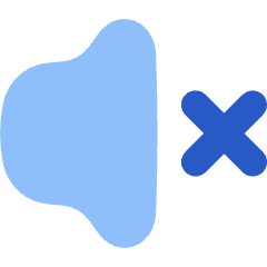 Volume Mute Icon from Flex Flat Set