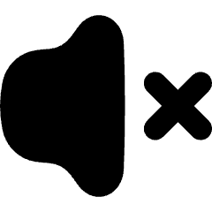 Volume Mute Icon from Flex Solid Set