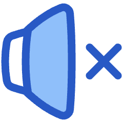 Volume Mute Icon from Plump Duo Set