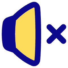 Volume Mute Icon from Plump Pop Set