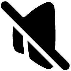 Volume Off Icon from Plump Solid Set