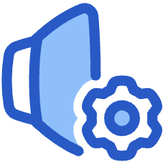 Volume Setting Gear Icon from Plump Duo Set