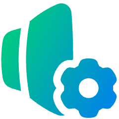 Volume Setting Gear Icon from Plump Gradient Set