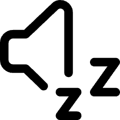Volume Sleep Icon from Core Line Set