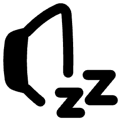 Volume Sleep Icon from Plump Remix Set