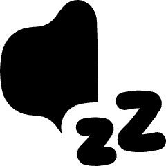 Volume Sleep Icon from Flex Solid Set