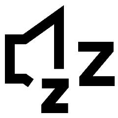 Volume Sleep Icon from Sharp Line Set