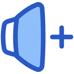 Volume Up Icon from Plump Duo Set