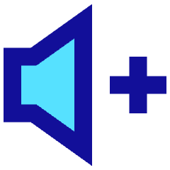 Volume Up Icon from Sharp Pop Set