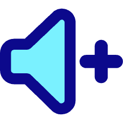 Volume Up Icon from Core Pop Set